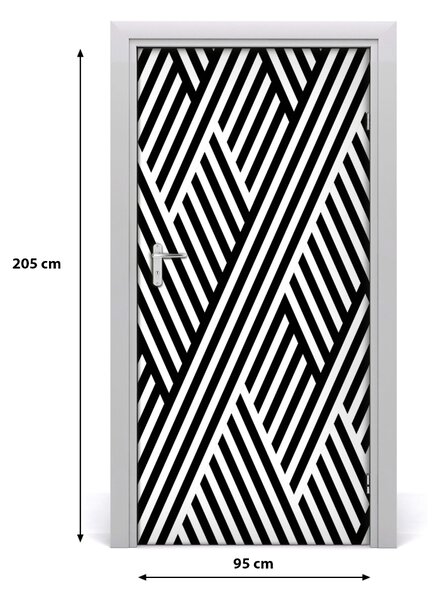 Naklejka fototapeta na drzwi Geometryczne tło