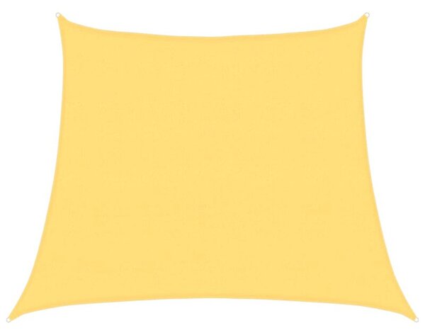 Żagiel przeciwsłoneczny, 160 g/m², beżowy, 3/4x3 m, hdpe