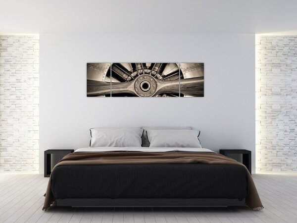 Obraz - Śmigło pneumatyczne (170x50 cm)