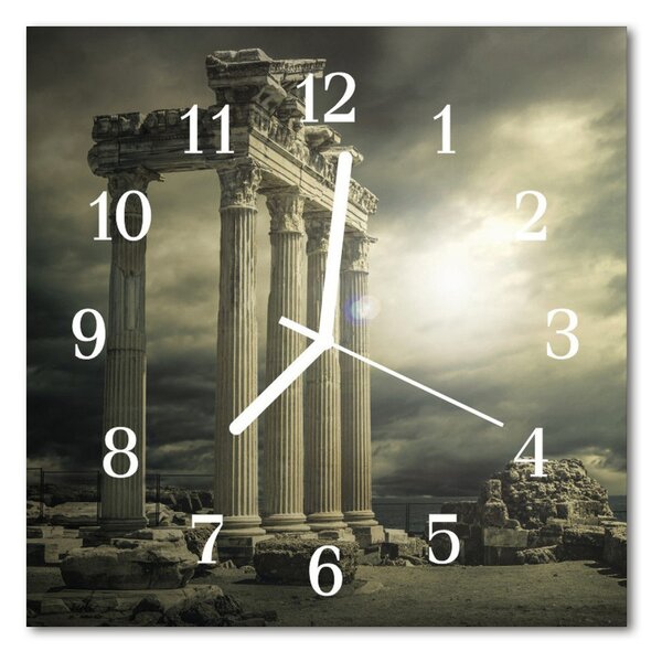 Zegar szklany kwadratowy Akropol