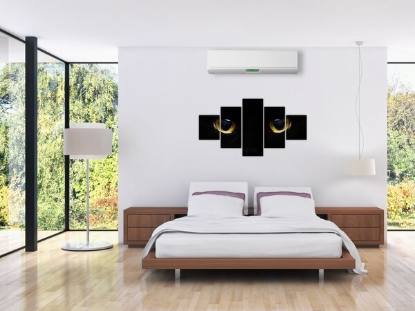 Obraz - Kocie oczy (125x70 cm)