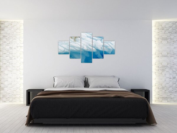 Obraz - Niedźwiedź polarny (125x70 cm)