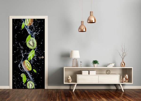 Naklejka na drzwi do domu samoprzylepna Kiwi
