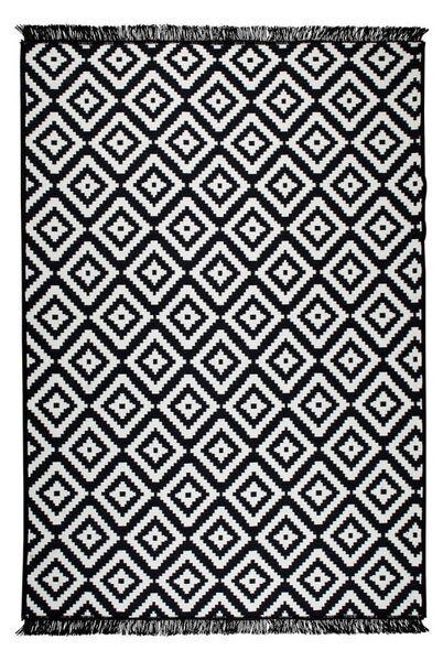 Czarno-biały dywan dwustronny Helen, 80x150 cm