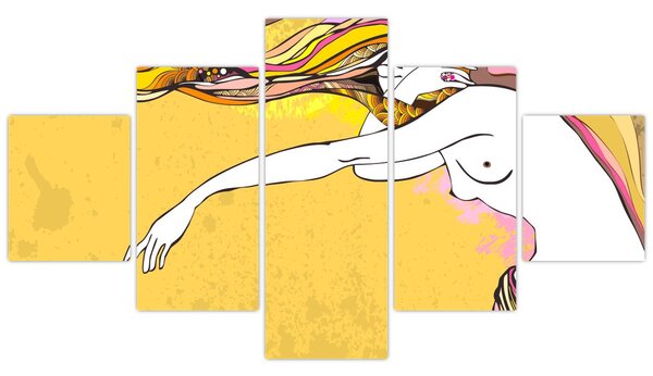 Obraz - Dziewczyna (125x70 cm)