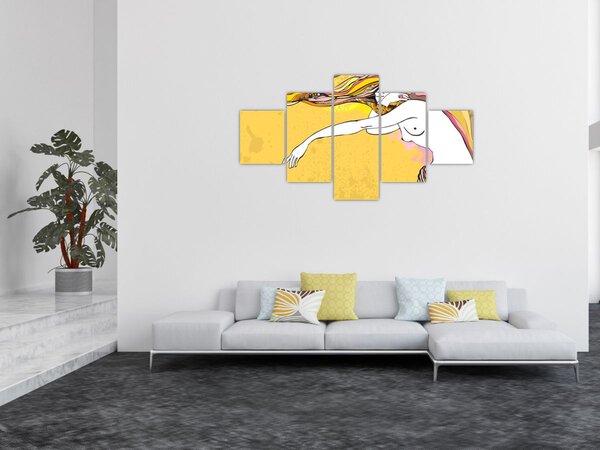 Obraz - Dziewczyna (125x70 cm)