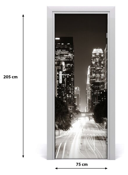 Fototapeta samoprzylepna na drzwi Los Angeles nocą