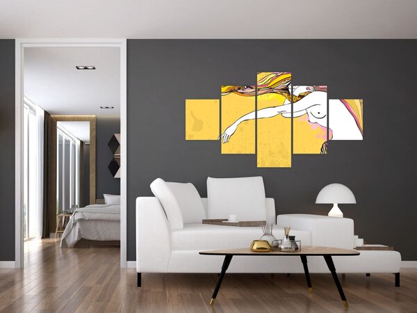 Obraz - Dziewczyna (125x70 cm)