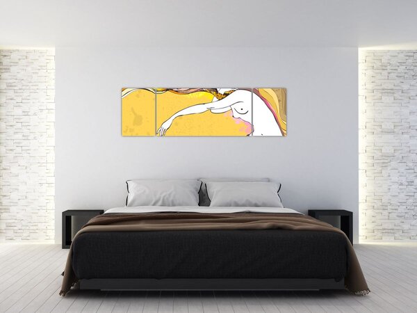 Obraz - Dziewczyna (170x50 cm)