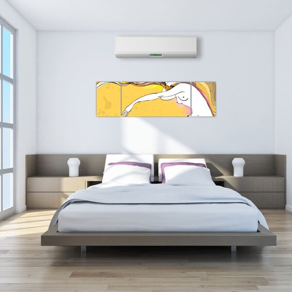 Obraz - Dziewczyna (170x50 cm)
