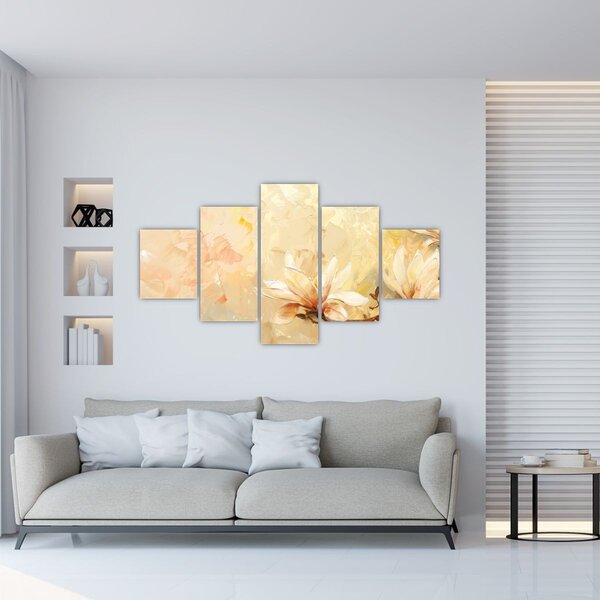 Obraz - Kwiaty (125x70 cm)