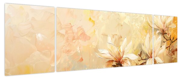 Obraz - Kwiaty (170x50 cm)
