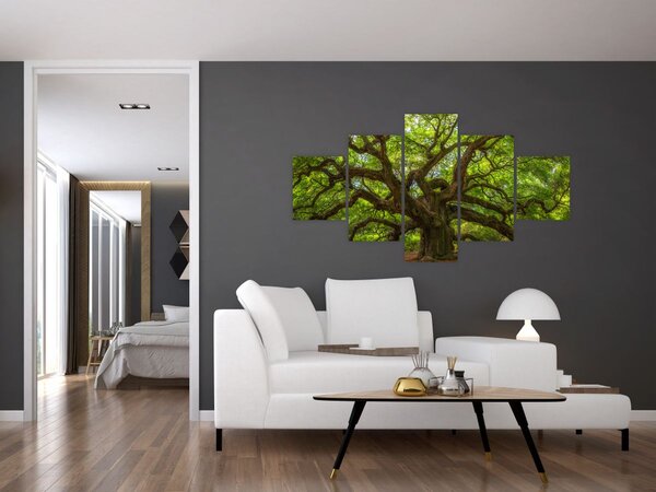 Obraz - Zielone drzewo (125x70 cm)