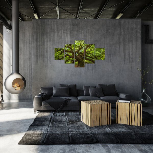 Obraz - Zielone drzewo (125x70 cm)