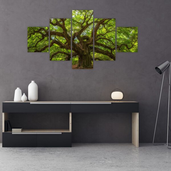 Obraz - Zielone drzewo (125x70 cm)