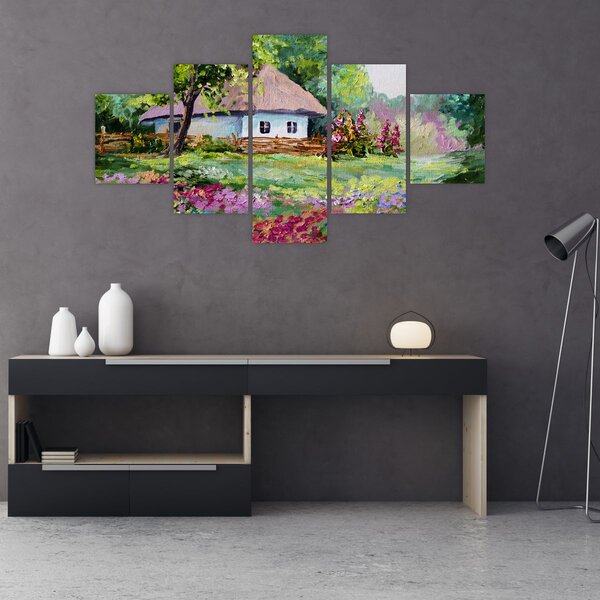 Obraz - Domek (125x70 cm)