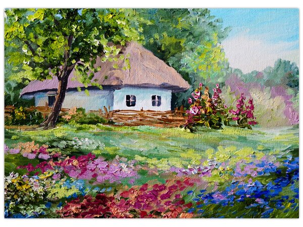 Obraz - Domek (70x50 cm)
