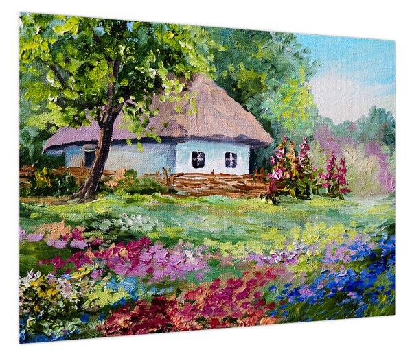 Obraz - Domek (70x50 cm)