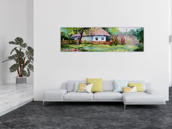 Obraz - Domek (170x50 cm)
