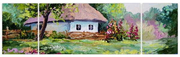 Obraz - Domek (170x50 cm)