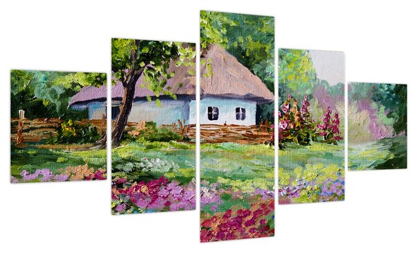 Obraz - Domek (125x70 cm)