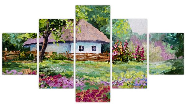 Obraz - Domek (125x70 cm)