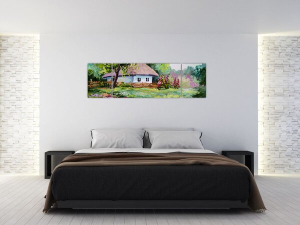 Obraz - Domek (170x50 cm)