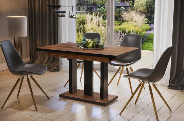 MebleMWM Stół drewniany APPIA BLACK | 130-210x80 | Kolor do wyboru