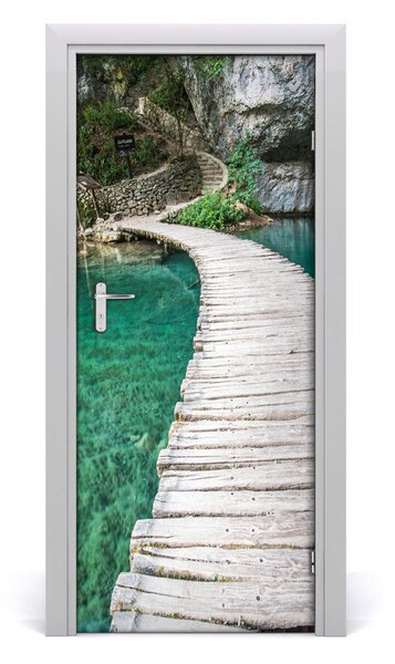 Naklejka fototapeta na drzwi Jeziora Plitwickie