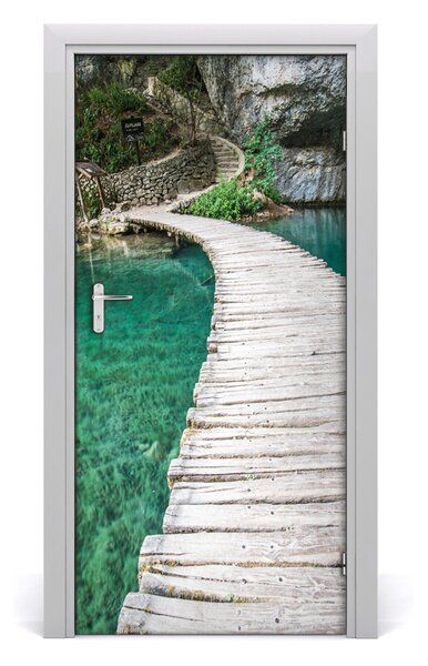 Naklejka fototapeta na drzwi Jeziora Plitwickie