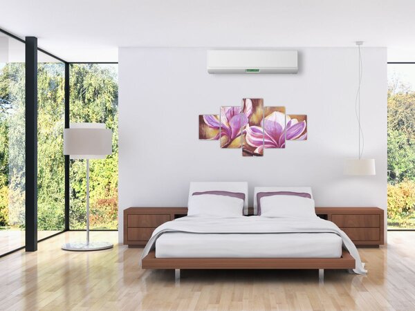 Obraz - Kwiaty magnolii (125x70 cm)