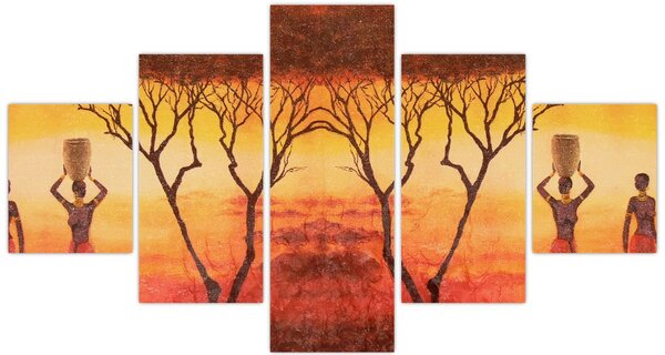 Obraz - Afrykańska sawanna (125x70 cm)