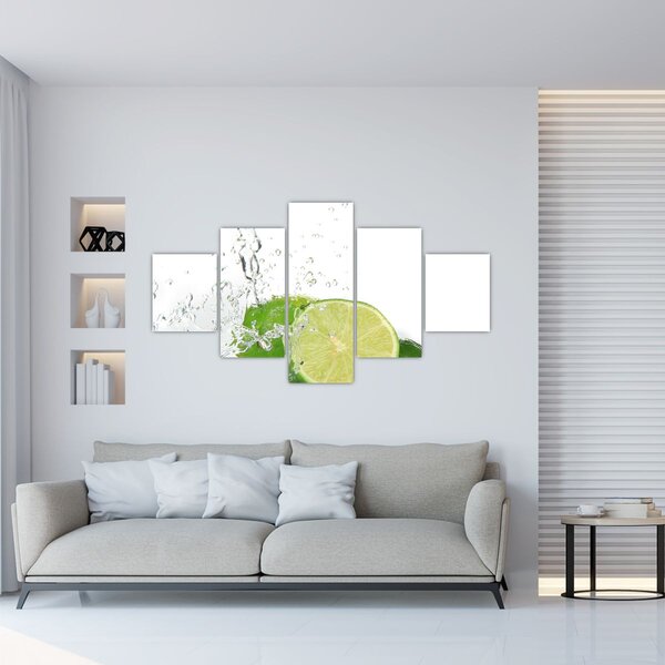 Obraz - Soczyste cytryny (125x70 cm)