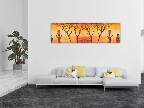 Obraz - Afrykańska sawanna (170x50 cm)