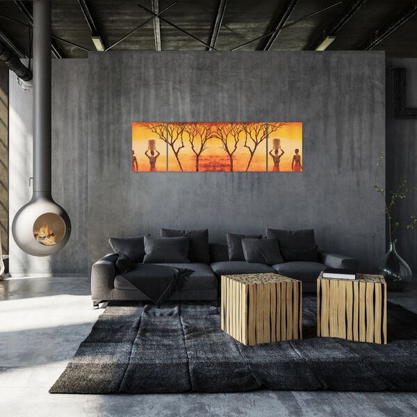 Obraz - Afrykańska sawanna (170x50 cm)