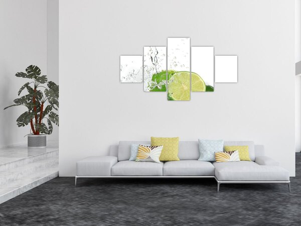 Obraz - Soczyste cytryny (125x70 cm)