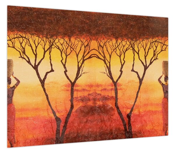 Obraz - Afrykańska sawanna (70x50 cm)