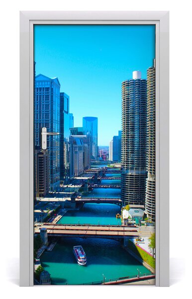 Fototapeta samoprzylepna na drzwi Chicago Rzeka