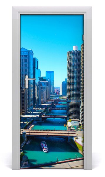 Fototapeta samoprzylepna na drzwi Chicago Rzeka