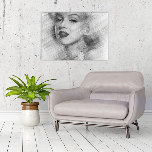 Obraz - Portret Marilyn Monroe (70x50 cm)