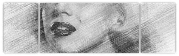 Obraz - Portret Marilyn Monroe (170x50 cm)