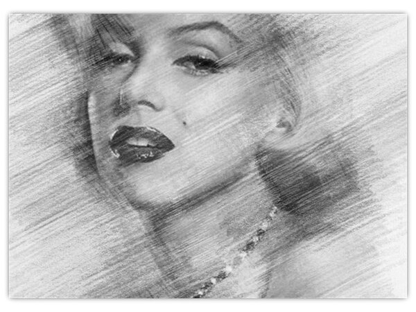 Obraz - Portret Marilyn Monroe (70x50 cm)