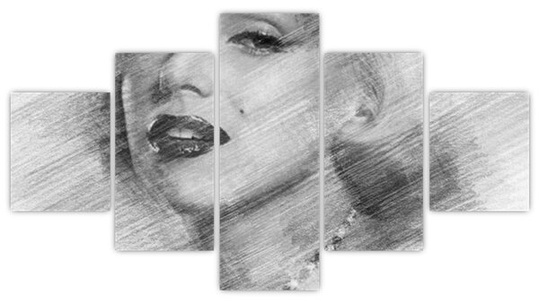 Obraz - Portret Marilyn Monroe (125x70 cm)