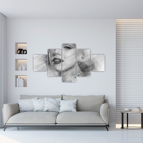 Obraz - Portret Marilyn Monroe (125x70 cm)