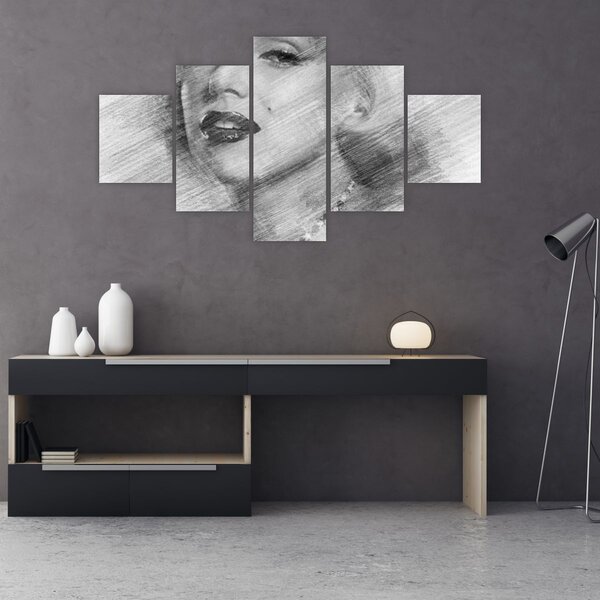 Obraz - Portret Marilyn Monroe (125x70 cm)