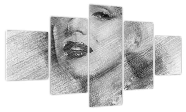 Obraz - Portret Marilyn Monroe (125x70 cm)