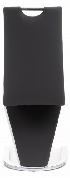 MebleMWM Krzesło tapicerowane DC-99-2 | Biało-szare | Ekoskóra | Outlet