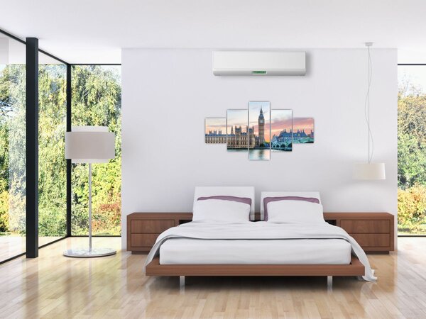 Obraz - Londyn w pastelowych kolorach (125x70 cm)