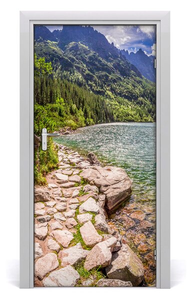 Naklejka na drzwi samoprzylepna Morskie oko Tatry