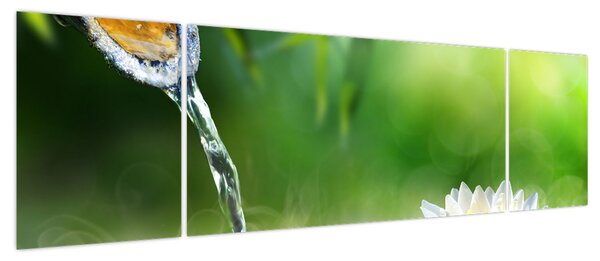 Obraz - Lotos (170x50 cm)